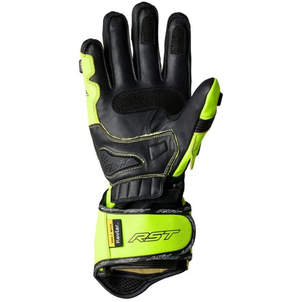 Guantes RST TracTech Evo 4 CE Amarillo Flúor Negro