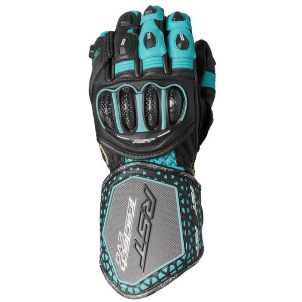 Guantes RST TracTech Evo 4 CE mujer negro aqua gris