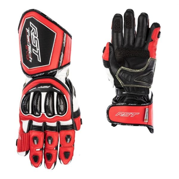 Guantes RST TracTech Evo 4 CE Rojo Blanco Negro