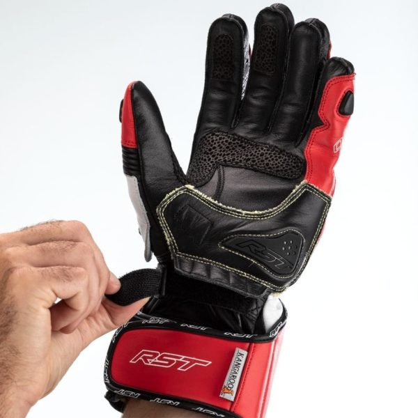 Guantes RST TracTech Evo 4 CE Rojo Blanco Negro