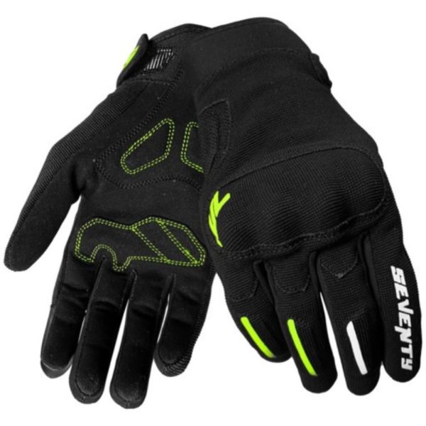 Guantes Seventy SD-C40 ASPHALT NEGRO AMARILLO FLUOR