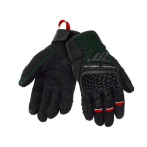 Guantes Seventy SD-N60 TWO STROKE VERANO UNISEX NEGRO VERDE ROJO