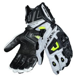 Guantes Seventy SD-R24 PISTA HOMBRE BLANCO NEGRO AMARILLO FLUOR