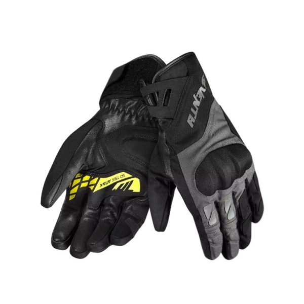 Guantes Seventy SD-T55 ATAK HOMBRE NEGRO AMARILLO FLUOR