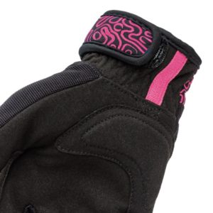 GUANTES TUCANO URBANO LADY MIKY BLACK FUCSIA GRAPHIC