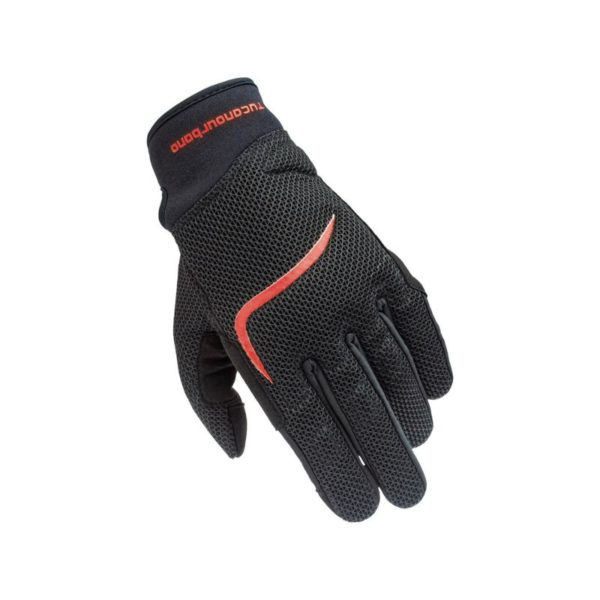 GUANTES TUCANO URBANO MIKY MESH NEGRO NARANJA