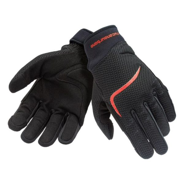 GUANTES TUCANO URBANO MIKY MESH NEGRO NARANJA