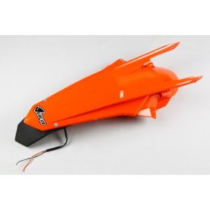 Guardabarros trasero con portamatrículas LED UFO KTM naranja KT04070-127