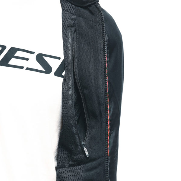 Chaqueta Dainese HEROSPHERE AIR TEX BLACK RED DIAMOND