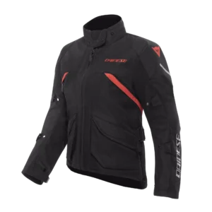 Chaqueta DAINESE TEMPEST 4 D-DRY JACKET NEGRO/NEGRO/ROJO WMN