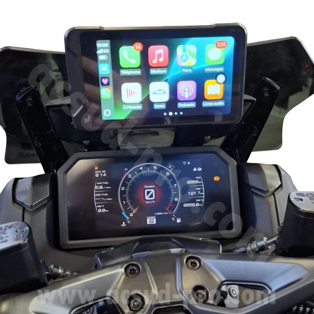CAR PLAY + DASH CAM LEKTRONIS UNIVERSEL MAXISCOOTER / MOTO LEKTRONIC