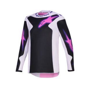 Jersey Alpinestars FLUID GRID BLACK LIGHT GRAY PURPLE