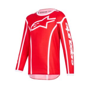 Jersey Alpinestars FLUID APEX YOUTH  RED WHITE