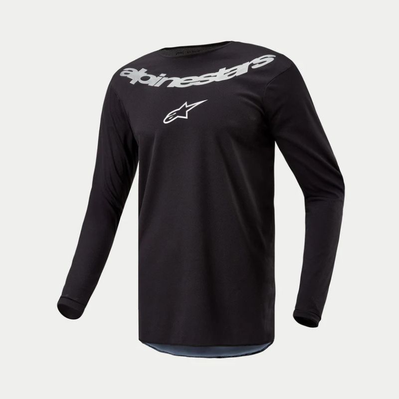 Jersey Alpinestars FLUID GRAPHITE BLACK SILVER