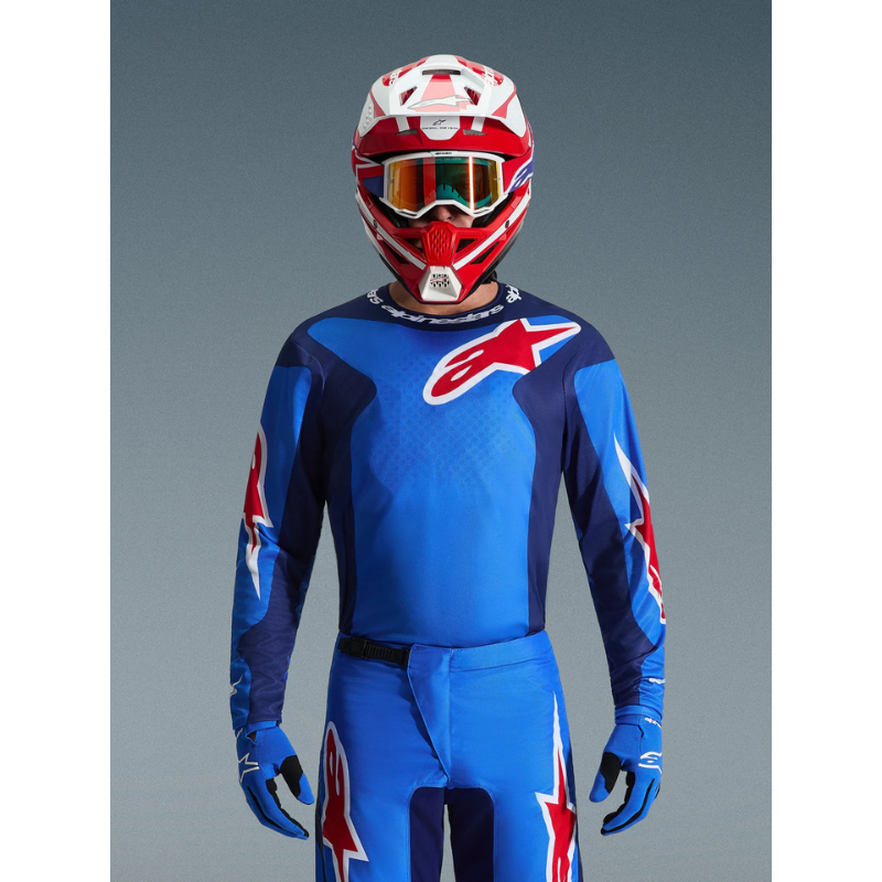 Jersey Alpinestars FLUID GRID BLUE RED