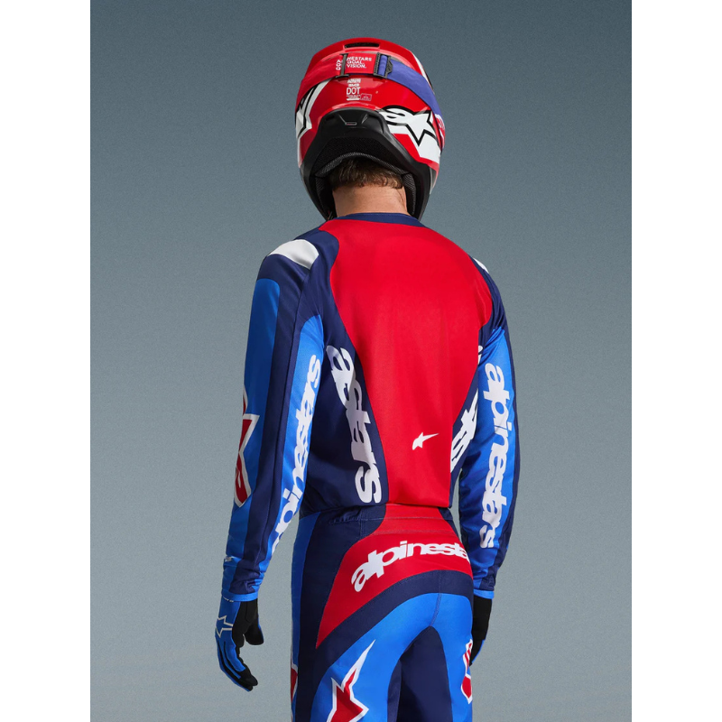 Jersey Alpinestars FLUID GRID BLUE RED