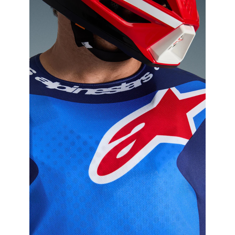 Jersey Alpinestars FLUID GRID BLUE RED