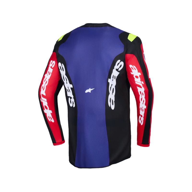 Jersey Alpinestars FLUID GRID RED BLACK PURPLE