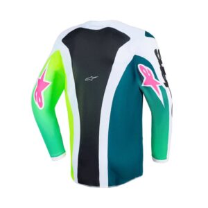 Jersey Alpinestars FLUID PORTL  YOUTH  GREEN WHITE BLACK