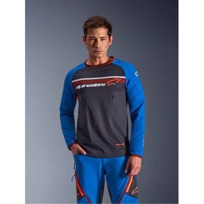 Jersey Alpinestars MAXDURA DUAL DEEP GRAY ROYAL BLUE