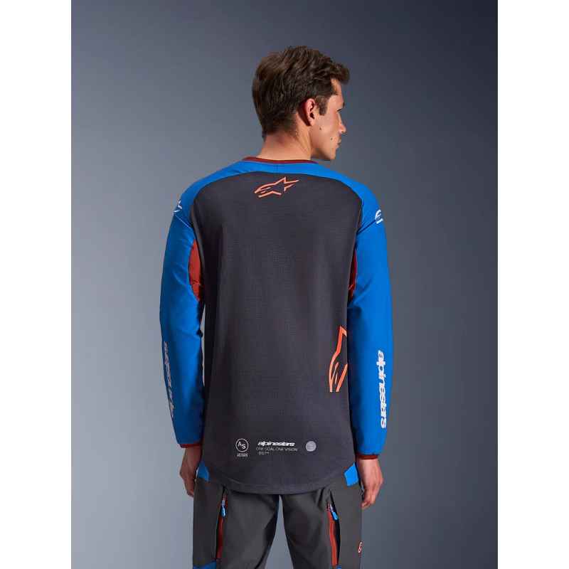 Jersey Alpinestars MAXDURA DUAL DEEP GRAY ROYAL BLUE