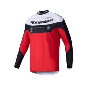 Jersey Alpinestars PRO-DURA BLACK BRIGHT RED WHITE