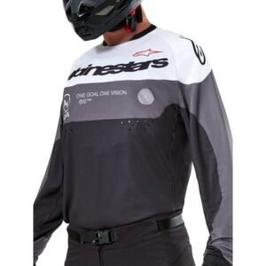 Jersey Alpinestars PRO-DURA BLACK MAGNET WHITE
