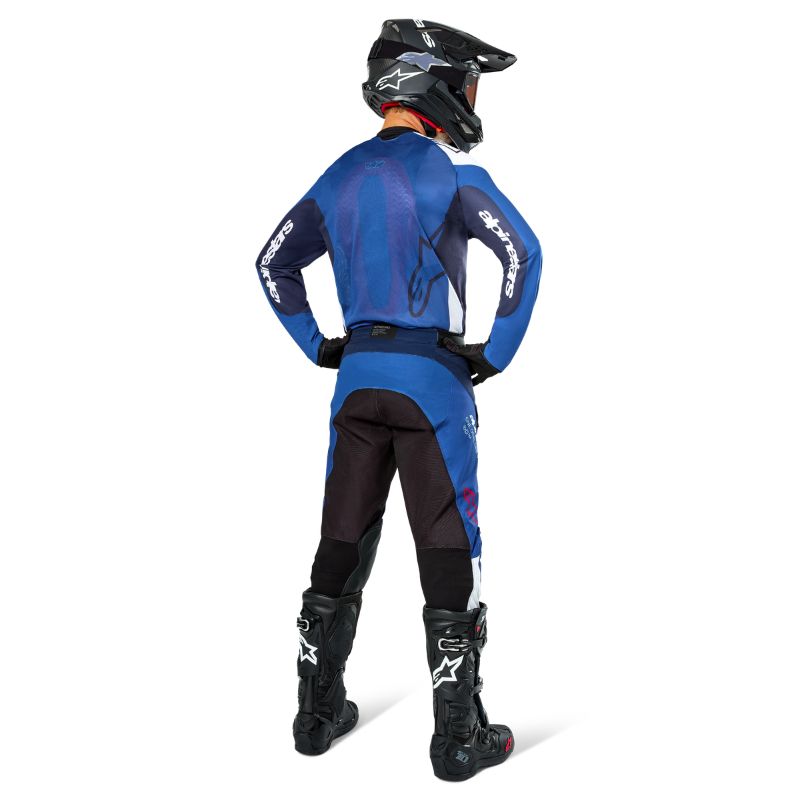Jersey Alpinestars PRO-DURA NAVY BRIGHT BLUE WHITE
