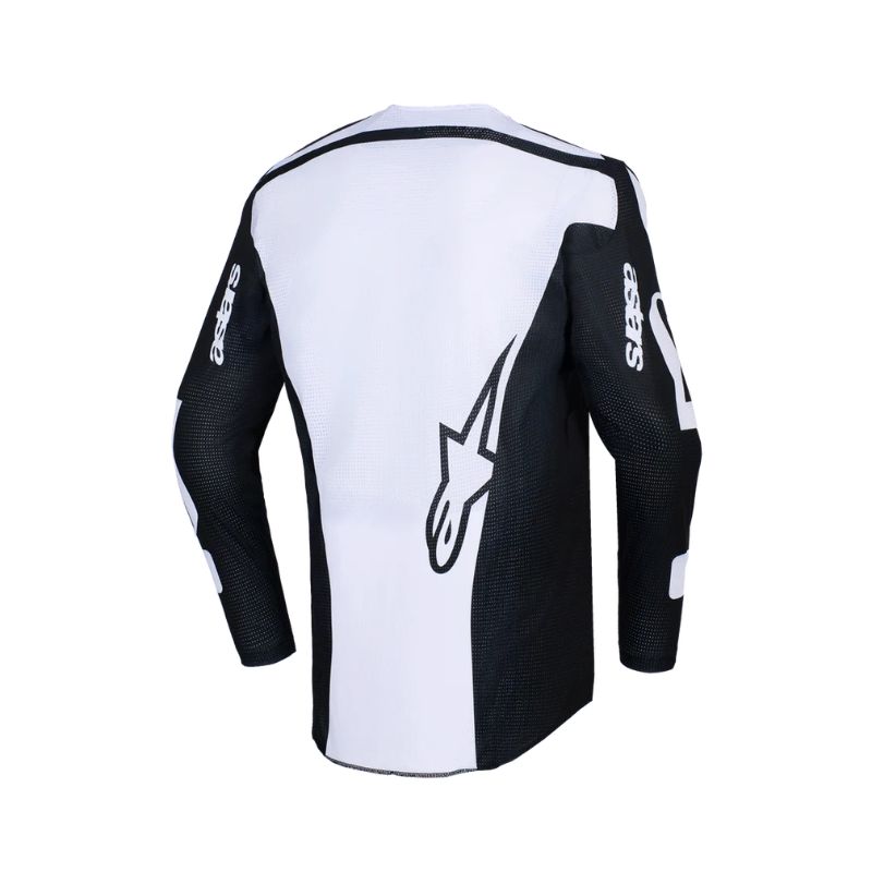 Jersey Alpinestars RACER AIR RIWAY BLACK WHITE