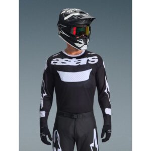 Jersey Alpinestars RACER AIR RIWAY BLACK WHITE