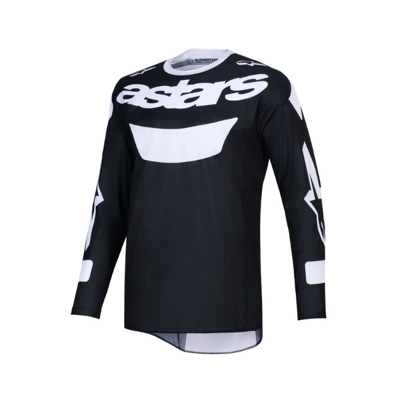 Jersey Alpinestars RACER AIR RIWAY BLACK WHITE