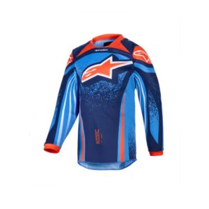 Jersey Alpinestars RACER NOMUR KIDS DARK NAVY ORANGE UCLA BLUE