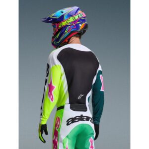 Jersey Alpinestars RACER PORTL GREEN WHITE BLACK