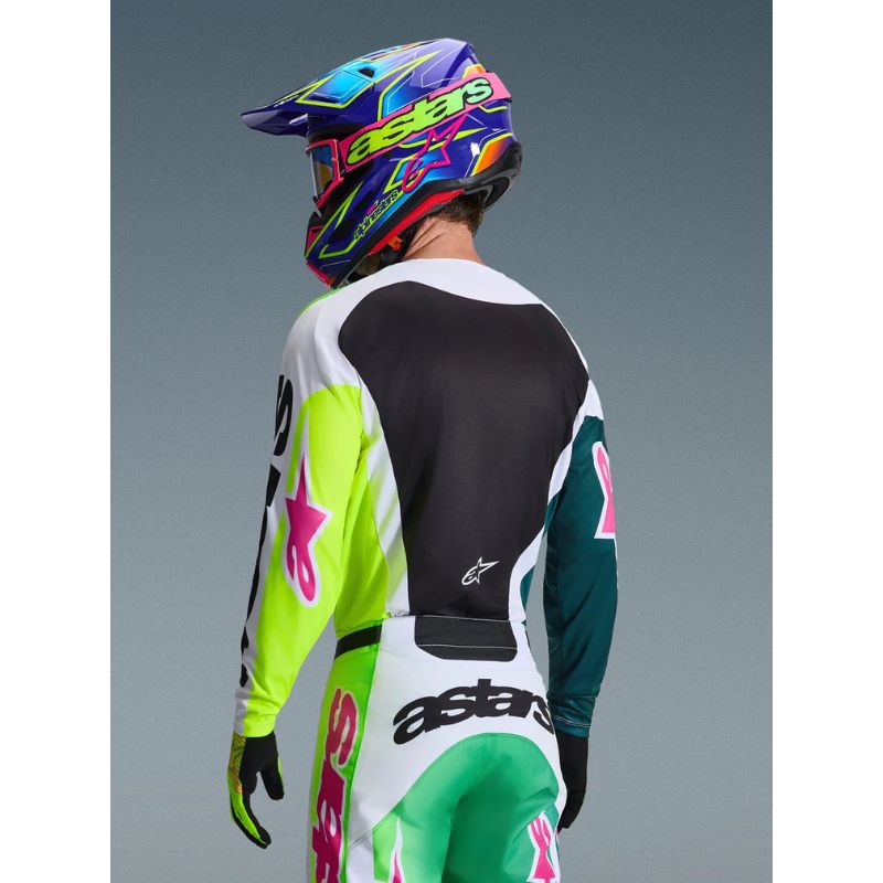Jersey Alpinestars RACER PORTL GREEN WHITE BLACK