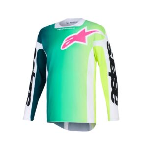 Jersey Alpinestars RACER PORTL GREEN WHITE BLACK