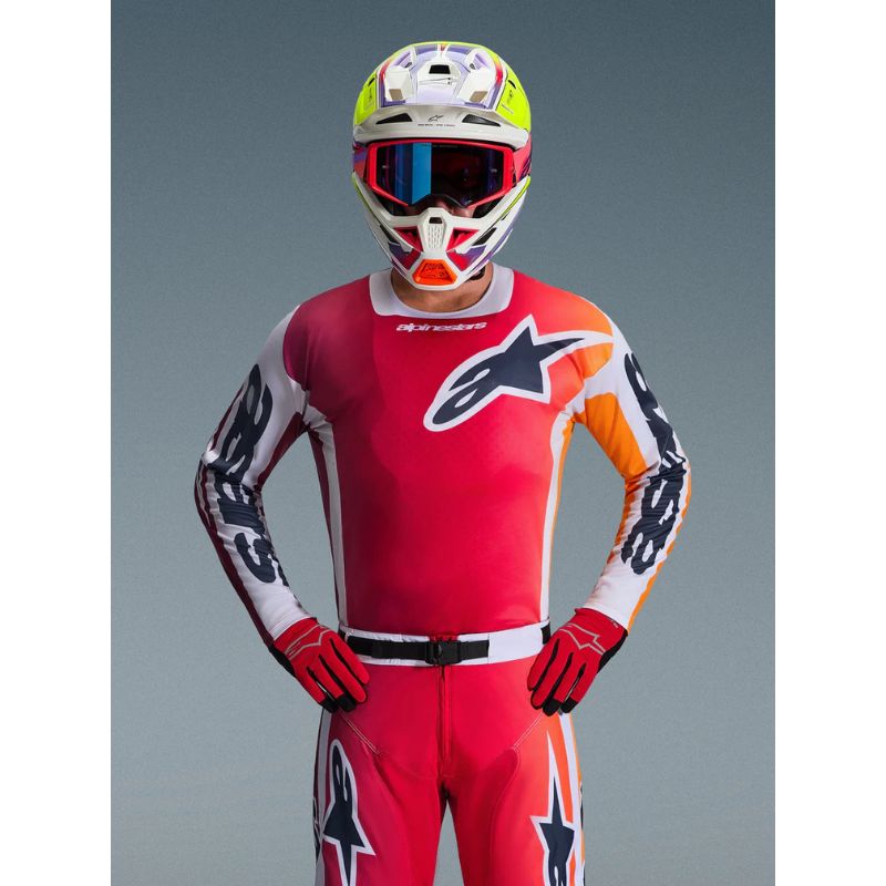 Jersey Alpinestars RACER PORTL RED LIGHT GRAY DARK GRAY