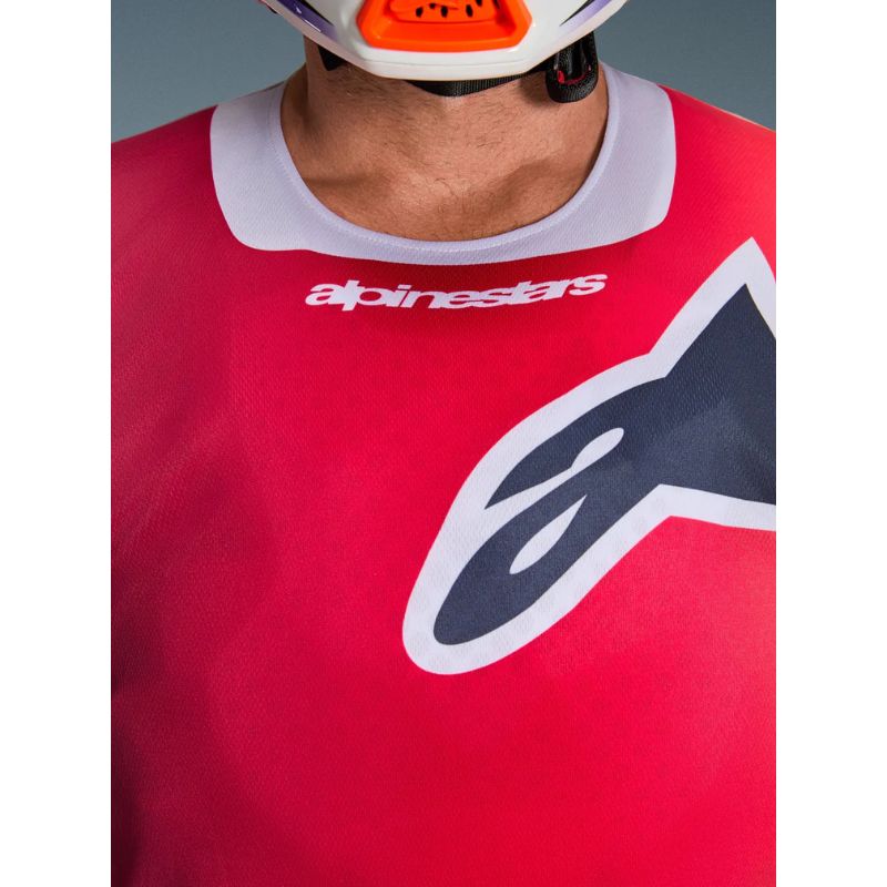 Jersey Alpinestars RACER PORTL RED LIGHT GRAY DARK GRAY