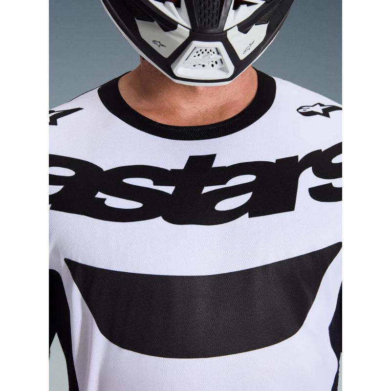 Jersey Alpinestars RACER RIWAY WHITE BLACK