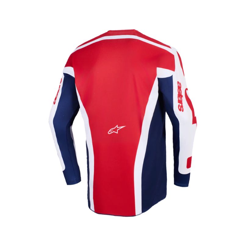 Jersey Alpinestars RACER RIWAY WHITE BLUE RED