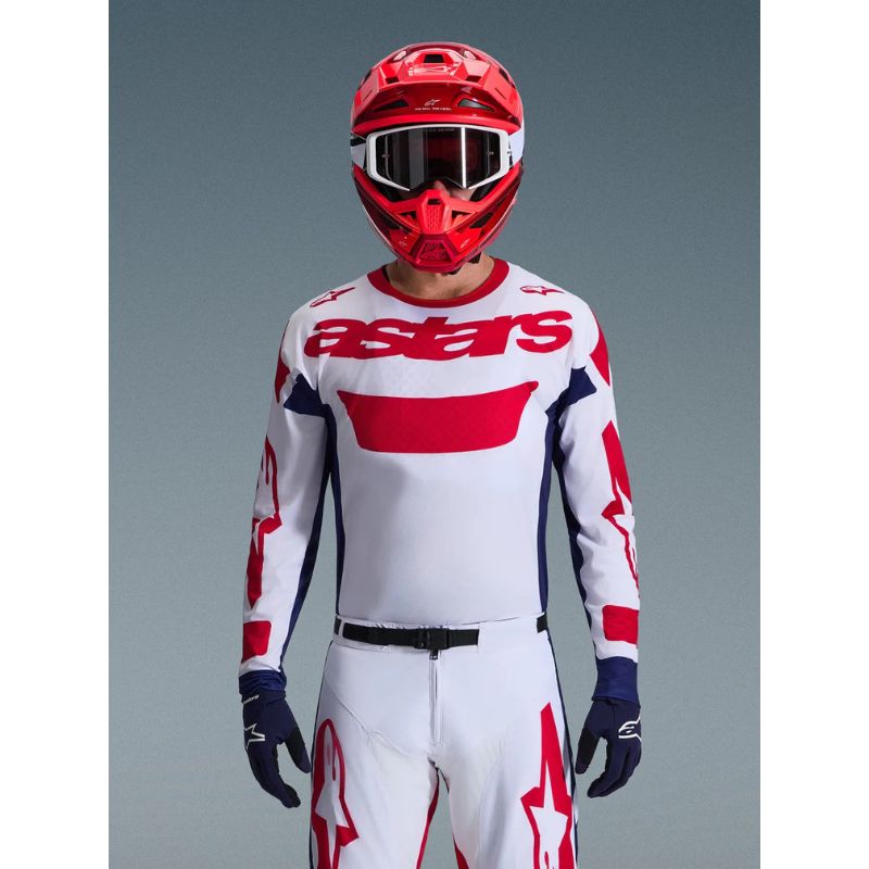 Jersey Alpinestars RACER RIWAY WHITE BLUE RED