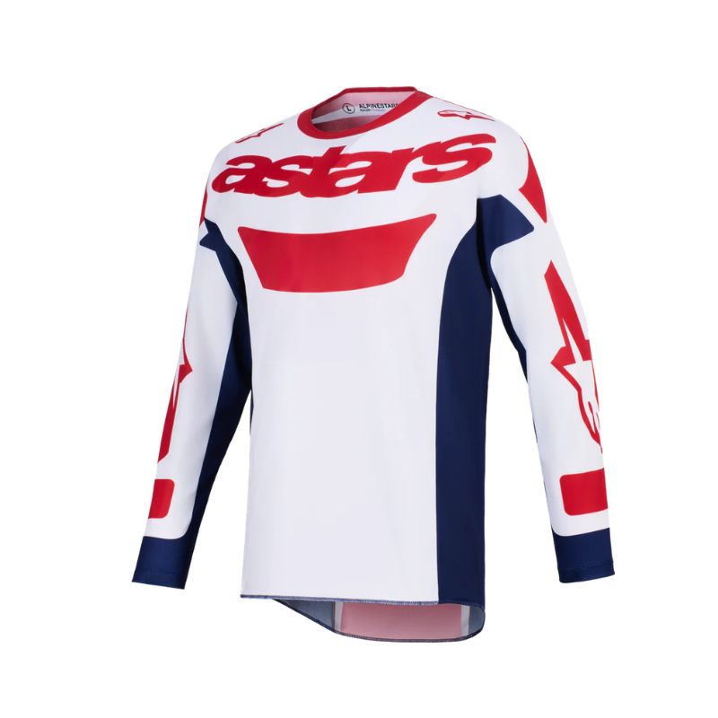 Jersey Alpinestars RACER RIWAY WHITE BLUE RED