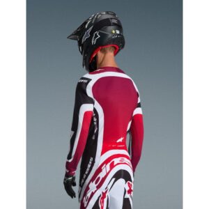 Jersey Alpinestars SUPERTECH AFD VISTA BLACK RED WHITE