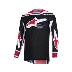 Jersey Alpinestars SUPERTECH AFD VISTA BLACK RED WHITE