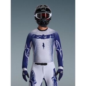 Jersey Alpinestars SUPERTECH SCENZ LIGHT GRAY DARK BLUE