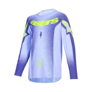 Jersey Alpinestars SUPERTECH SCENZ YOUTH PURPLE YELLOW FLUO