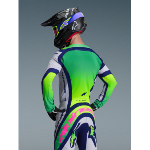 Jersey Alpinestars SUPERTECH VISTA LIGHT GRAY YELLOW FLUO BLUE