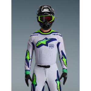 Jersey Alpinestars SUPERTECH VISTA LIGHT GRAY YELLOW FLUO BLUE