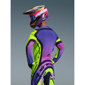 Jersey Alpinestars SUPERTECH VISTA SULPH YLW MAGENTA DARK GREEN