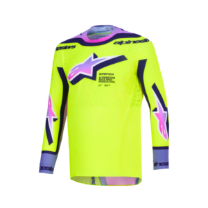 Jersey Alpinestars SUPERTECH VISTA SULPH YLW MAGENTA DARK GREEN