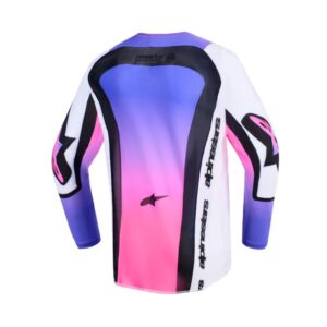 Jersey Alpinestars SUPERTECH VISTA YOUTH  WHITE PURPLE BLACK